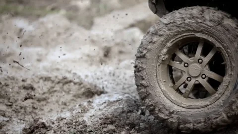 Skid On Mud Stock Footage 86522759