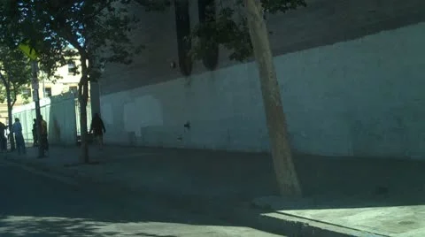 Skid Row Streets HD Stock Footage 9082810