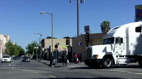 Skid Row Streets HD Stock Footage
