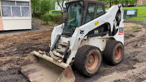 Skid Steer Loader Stock Footage 154346202
