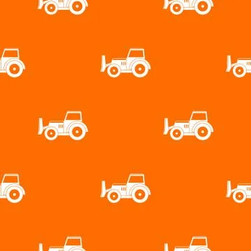 Skid steer loader pattern seamless Illustrazione stock