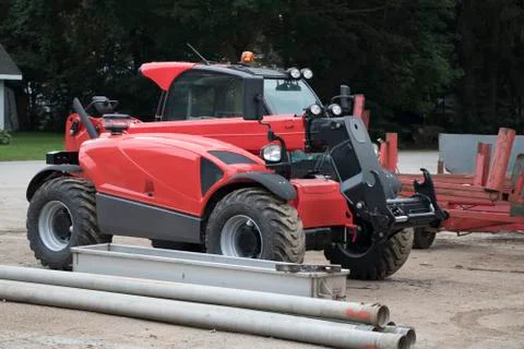 Skid Steer Stockfoto's