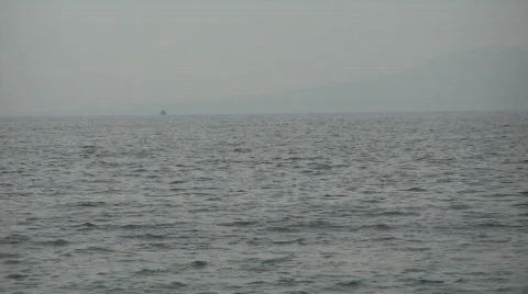 Skidoo on the ocean Stock Footage 683088