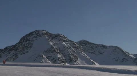 Skier 07 Stock Footage 10688371