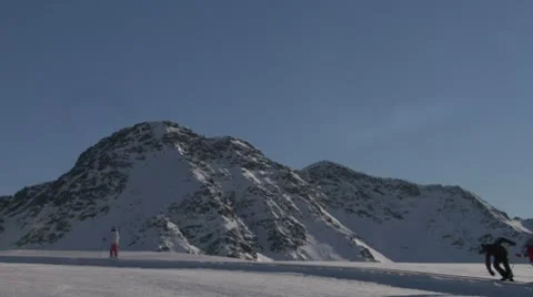 Skier 08 Stock Footage 10688436