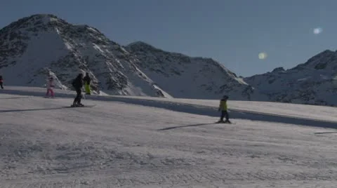 Skier 09 Stock Footage 10688485