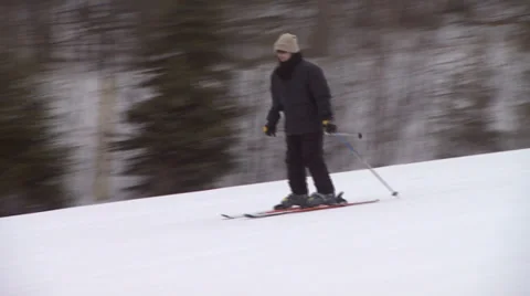 Skier 1 Video stock 26064982