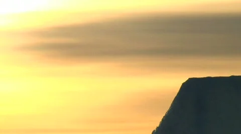 Skier Corner jump Stock Footage 396931