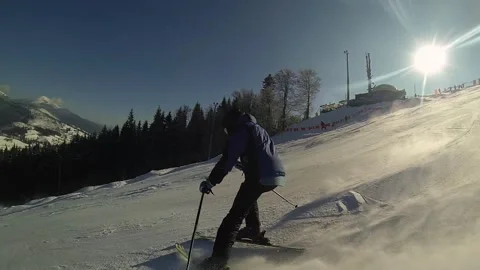 Skier Vídeos de archivo 254777637