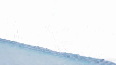 Skier Head Hard While Skiing Half Pipe Vídeos de archivo 26661693