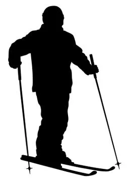 Skier Stock Illustration