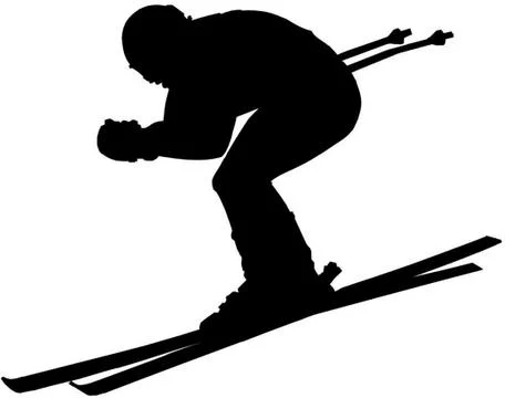 Skier Illustrazione stock
