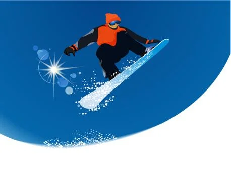 Skier Stock Illustration