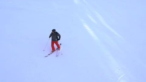 Skier in Whistler Stock Footage 121926720