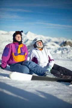 Skiers Stock Photos