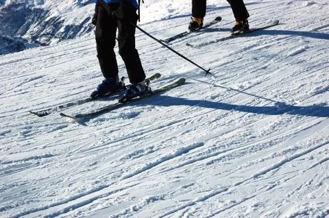Skiers Stock Photos