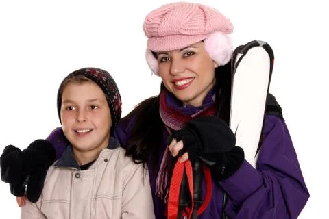 Skiers Stock Photos