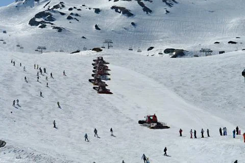 Skiers Stock Photos