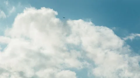 Skies in Flight: Breathtaking 4K Timelapse of Clouds Stock Footage 268488313