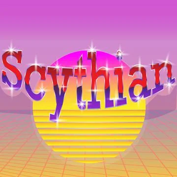 Skiff font Stock Illustration