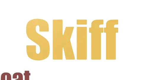 Skiff Tagcloud Animated On White Background Stock Footage 103559550