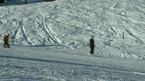 Skiing 5 Stock Footage 303581