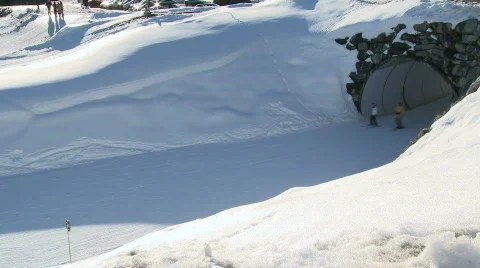 Skiing 9 Stock-Footage 303367