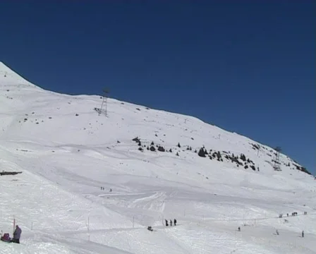 Skiing in Arosa Vídeo Stock 111924