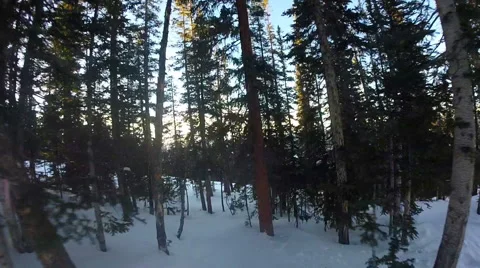 Skiing down the slopes at Keystone, Colorado USA 스톡 동영상 49278249