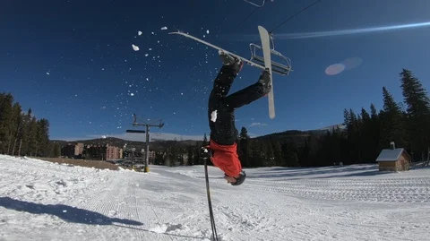 Skiing Stock Footage 120116522