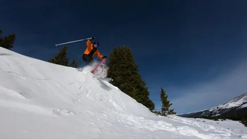 Skiing Stock Footage 120116534