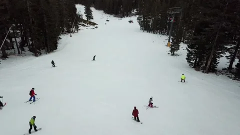 Skiing Stockbeeldmateriaal 132019985