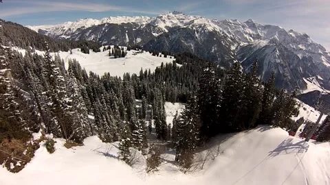 Skiing Stock Footage 143487852