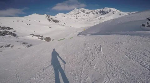 Skiing Jumps Video stock 67410840