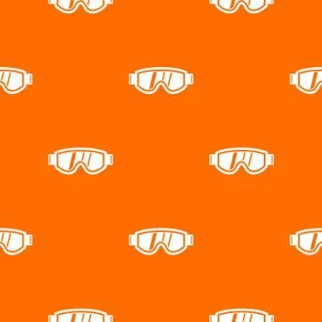 Skiing mask pattern seamless Stock Illustration