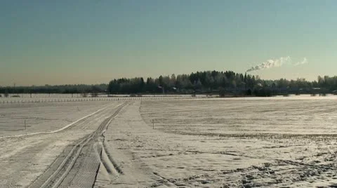 Skiing path 5 Stock Footage 10894133