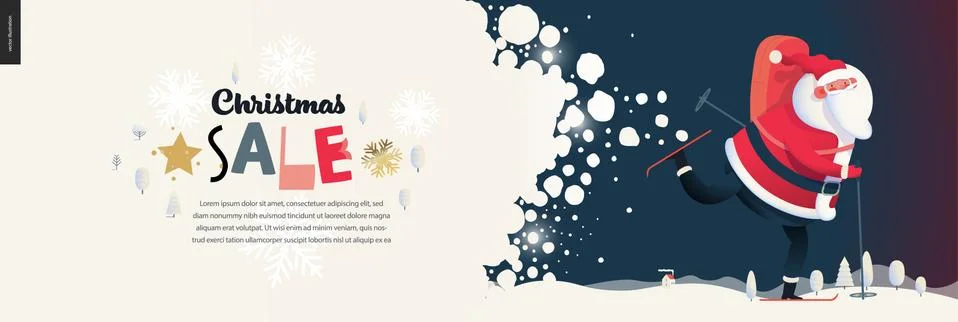 Christmas web buttons set winter Royalty Free Vector Image