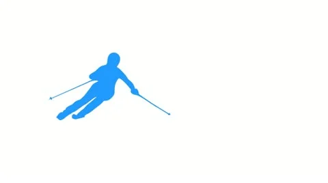 Skiing Scene1 動画素材 21879523