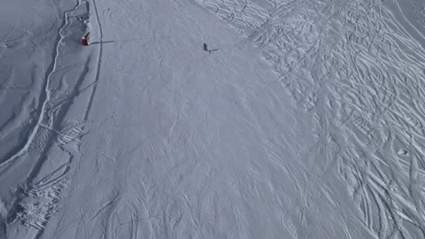 Skiing ski resort Stock-Footage 237165906