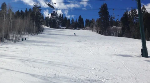 Skiing slopes-1 Stock Footage 38562450