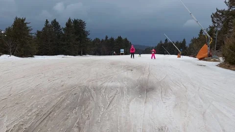 Skiing Video Video stock 270252305