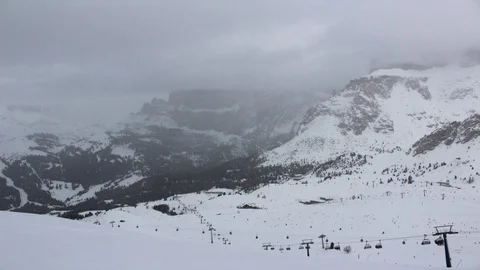 Skilift timelapse 스톡 동영상 86706918