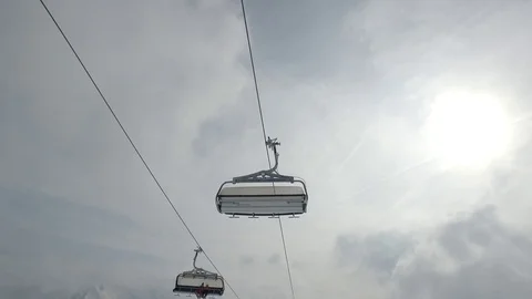 Skilifts Stock Footage 80333261