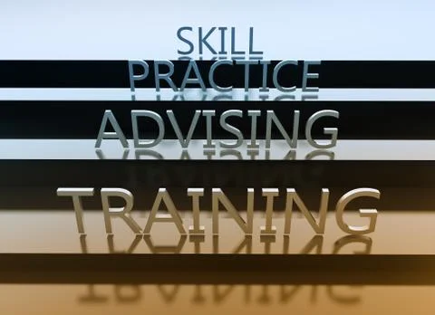 Skill as a background Stock Illustration