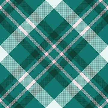 Skill check textile vector, ornate seamless tartan background. Woven textur.. Stock Illustration