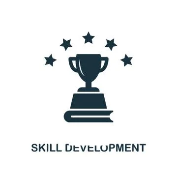 Skill Development creative icon. Simple element illustration. Skill Development Stock Illustration