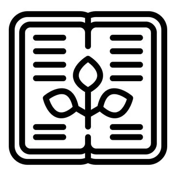 Skill development power icon outline vector Stock Illustration