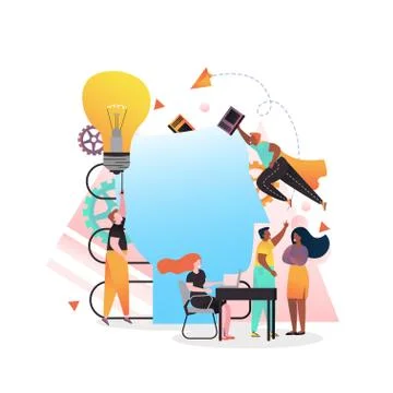 Skill development vector concept for web banner, website page Stock Illustration