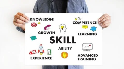 SKILL professionals working TECHNOLOGY COMMUNICATION Stock Photos