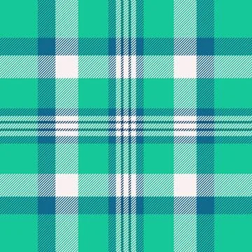 Skill tartan background seamless, track plaid vector textile. Masculine fab.. Stock Illustration